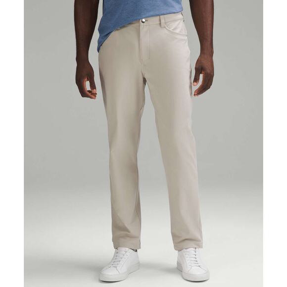 Lululemon ABC Classic Fit 5 Pocket Pants Khaki Men's 34x31 Warpstreme Trouser